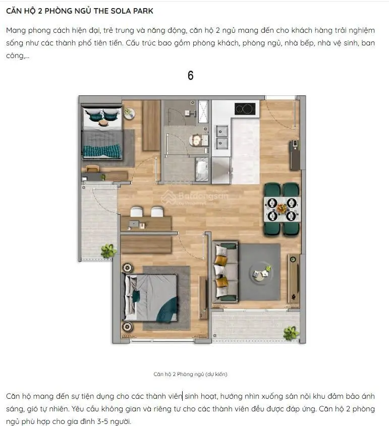 CHÍNH CHỦ CẦN BÁN CĂN GÓC G1-1010 SOLA PARK: 2PN - 2WC THIẾT KẾ LÊN ĐƯỢC 3PN TẠI SOLA PARK