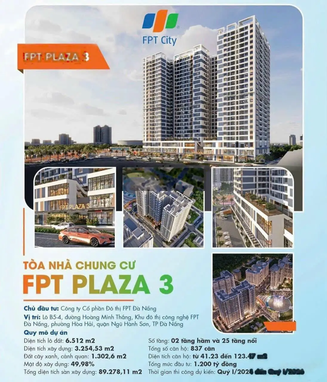 Sắp mở bán Tòa Căn Hộ FPT Plaza 3, thanh toán theo tiến độ, có hỗ trợ vay ngân hàng