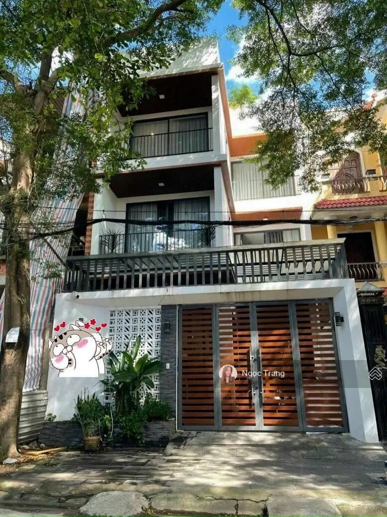 Nhà mới 100% vào ở ngay 4tầng 4.5x16m - Đường 12 xe hơi ngủ trong nhà Đặng Thuỳ Trâm - ĐH Văn Lang