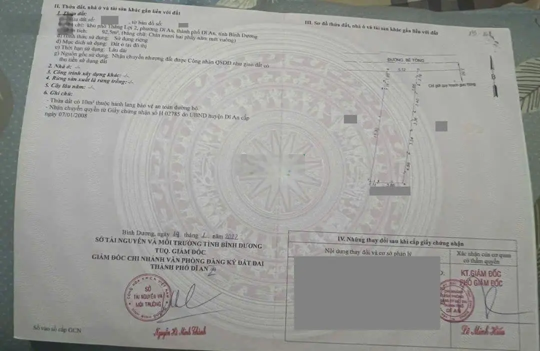 Nhà phố gần chợ Xóm Vắng phường Dĩ An TP Dĩ An