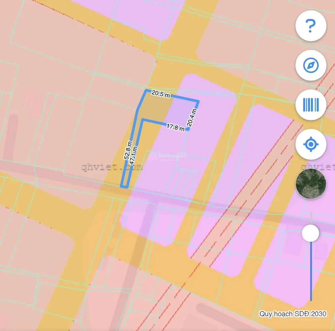 Cần bán đất Hoà Do 6B, Cam Phúc Bắc, Cam Ranh, đường Nhánh Lê Duẩn, full thổ cư 338 m2