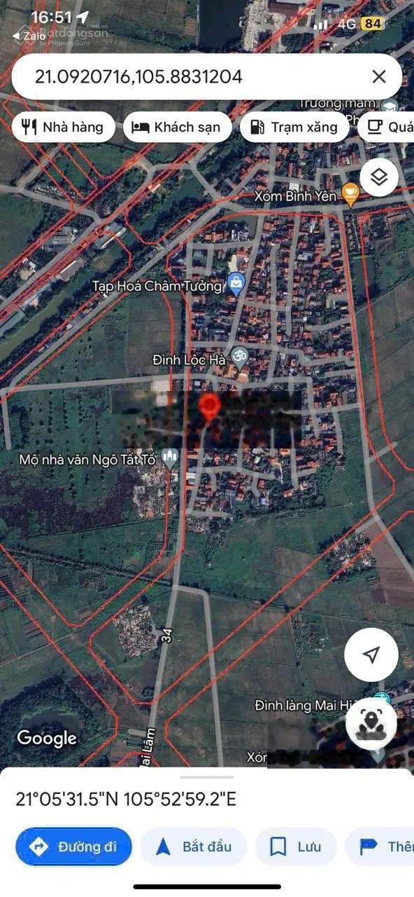 Bán 63m2 đất Lộc Hà - Mai Lâm - Đông Anh. MT 5m, đường rộng 3.5m, cách bìa làng 50m.