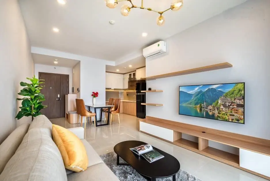 Saigon Royal - Bán căn hộ 2PN view sông, full nội thất. Liên hệ 0909 791 ***