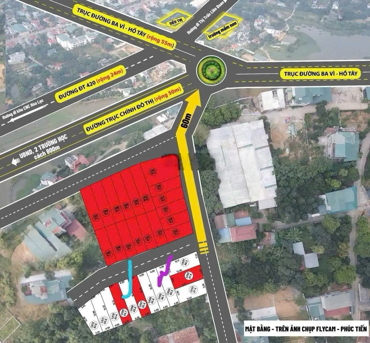 Chủ đất cầm sổ bán thu hồi vốn 65m2 Phúc Tiến, Bình Yên