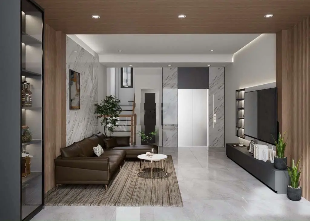 Bán nhà nguyễn thời trung - thạch bàn 60m 5 tầng-thang máy-oto vào nhà