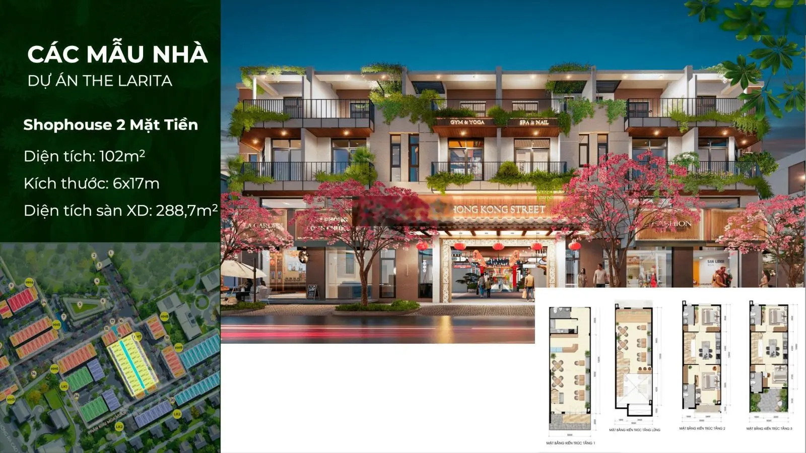 Shophouse sát chợ Bình Chánh, mở bán GĐ 1 giá chỉ từ 3,5 tỷ, hỗ trợ cam kết thuê lên đến 500 triệu