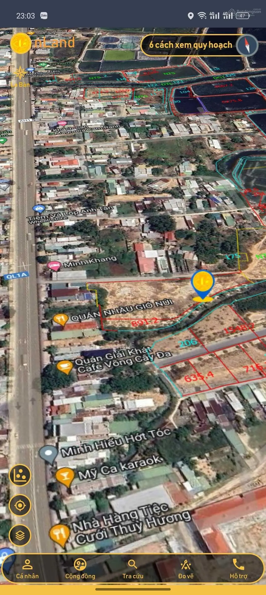 Hơn 4400m2 (120m dài mặt đường) Cạnh Khu Đô Thị Ven Vịnh Cam Ranh 6tr/m2 đất quá rẻ