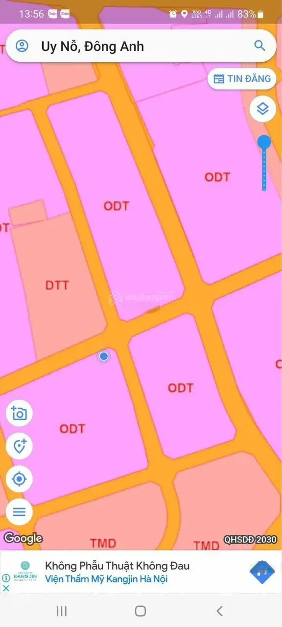 Bán đất tại Uy Nỗ, Đông Anh. Diện tích 65m2, giá 5,95 tỷ