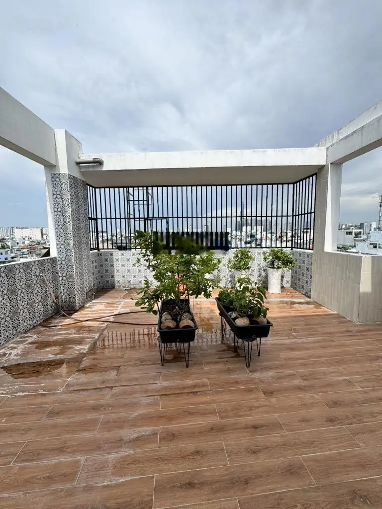 Chdv 6 tầng (12p). Thu nhập 80tr/th. 110m2 (5,2m x 16m nở hậu 7m). Gần chợ Bà Chiểu. Nhỉnh 16Tỷ