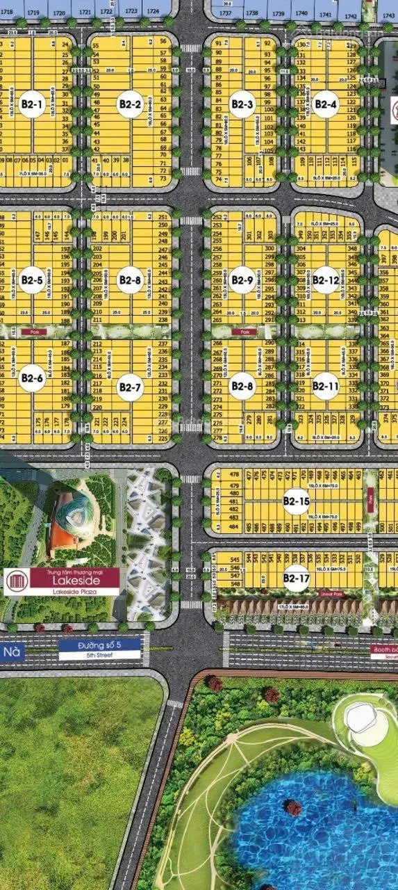 Bán đất khu đô thị Lakeside giá tốt chính chủ cần bán