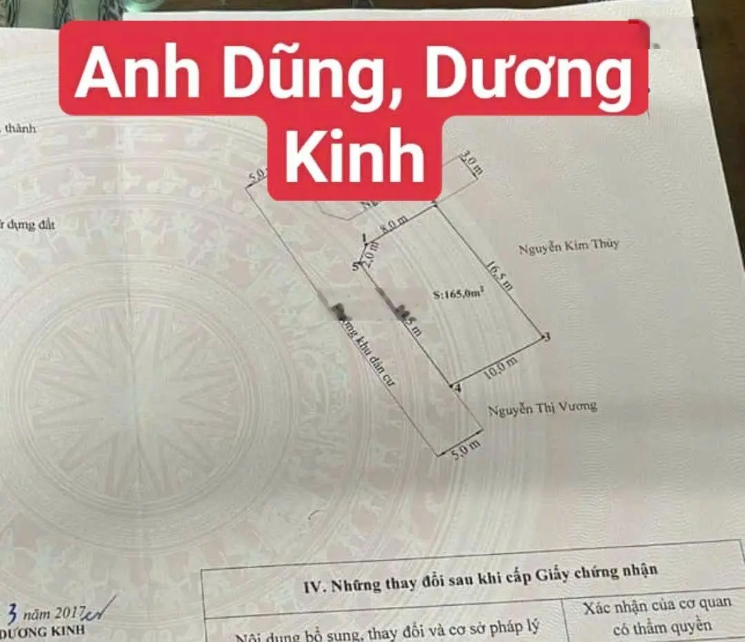 Đón sóng VIN DƯƠNG KINH HẢI PHÒNG và đường VÀNH ĐAI 2. Cần bán một số lô đất mặt đường quanh dự án.