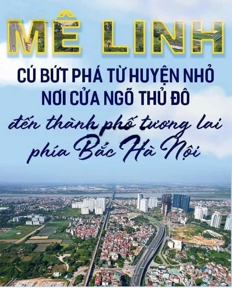 HUD Mê Linh - Vành Đai 4- Mở bán nhà vườn đợt cuối