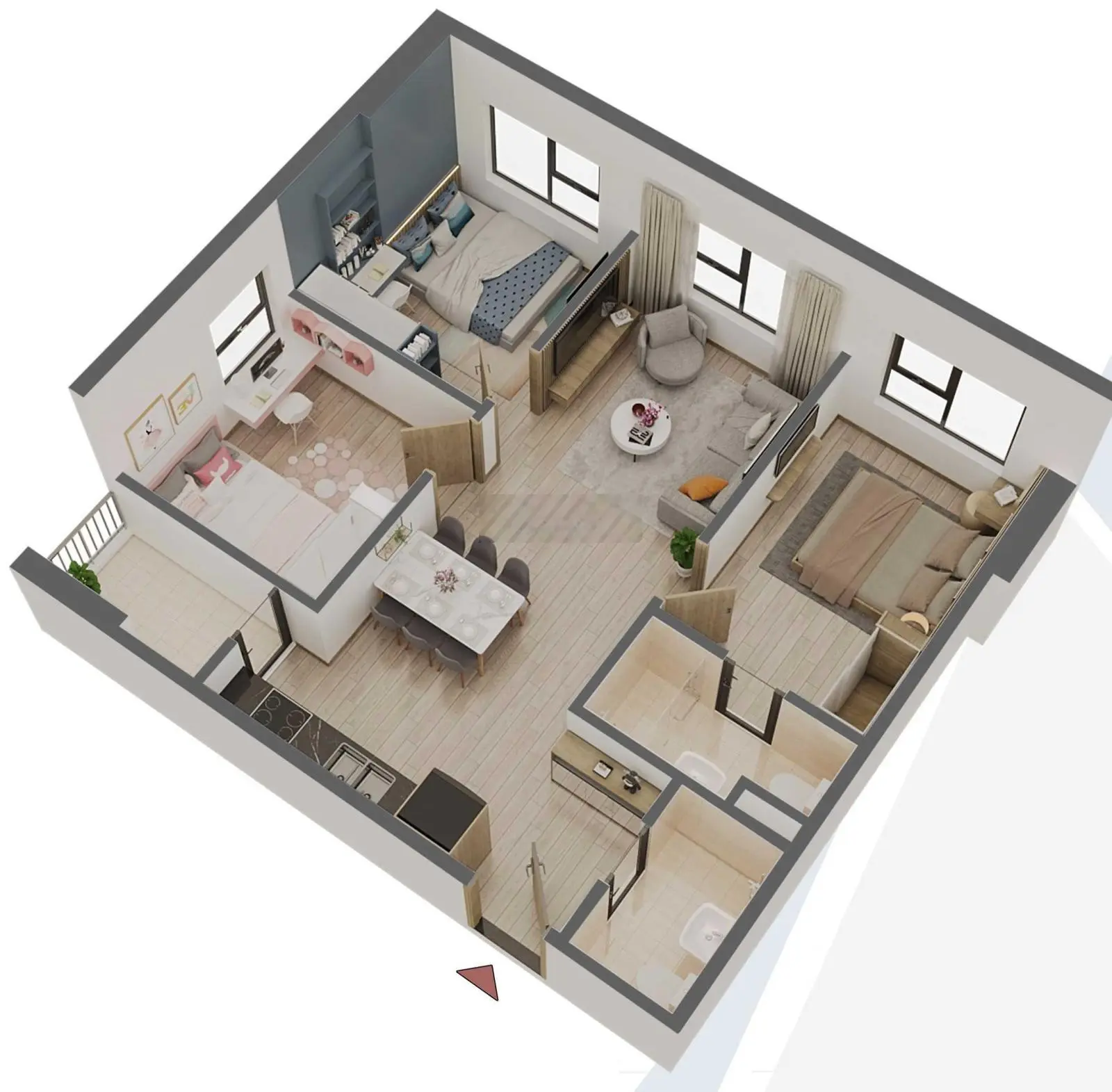 Được mua suất ngoại giao căn 3 phòng ngủ đẹp nhất, không sử dụng bán lại giá rẻ cho ai có nhu cầu