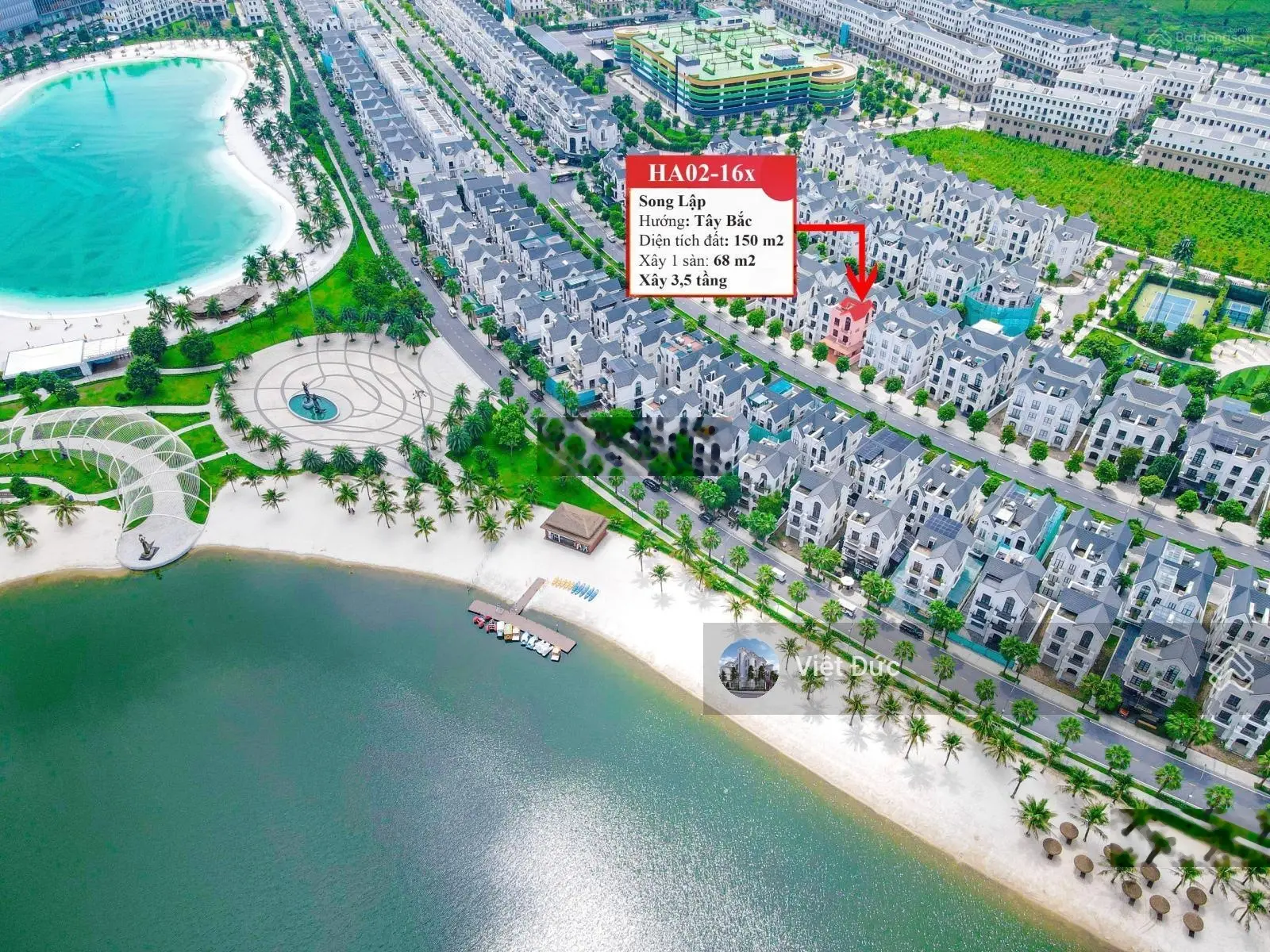 Chính chủ cần bán biệt thự song lập HA02 150.5m2, mặt tiền 10m giá tốt nhất thị trường. 29 tỷ