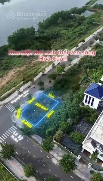 Chào bán lô biệt thự góc 2 mặt tiền đường 10m5 Lê Sỹ và Nguyễn Đình Thi với diện tích 319.6m2