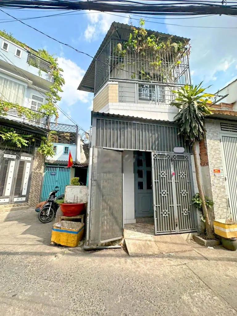 NHÀ HẺM GÓC XH 6M 1 LẦU GÒ XOÀI