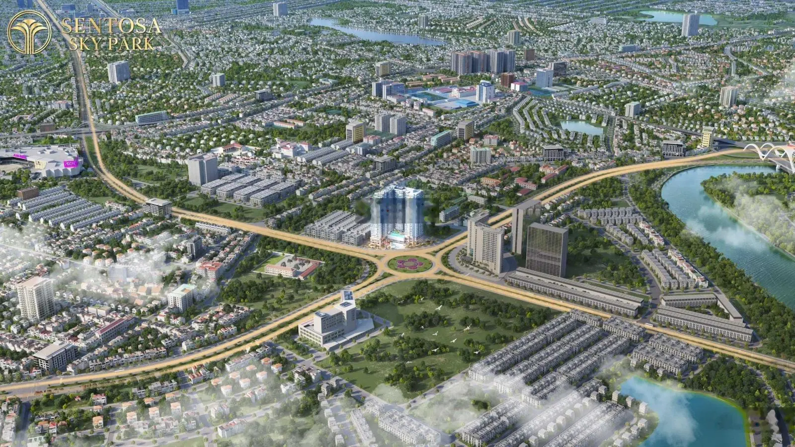 Căn hộ 3PN 102m2 duy nhất tại Sentosa Sky Park Hải Phòng, chiết khấu 329tr