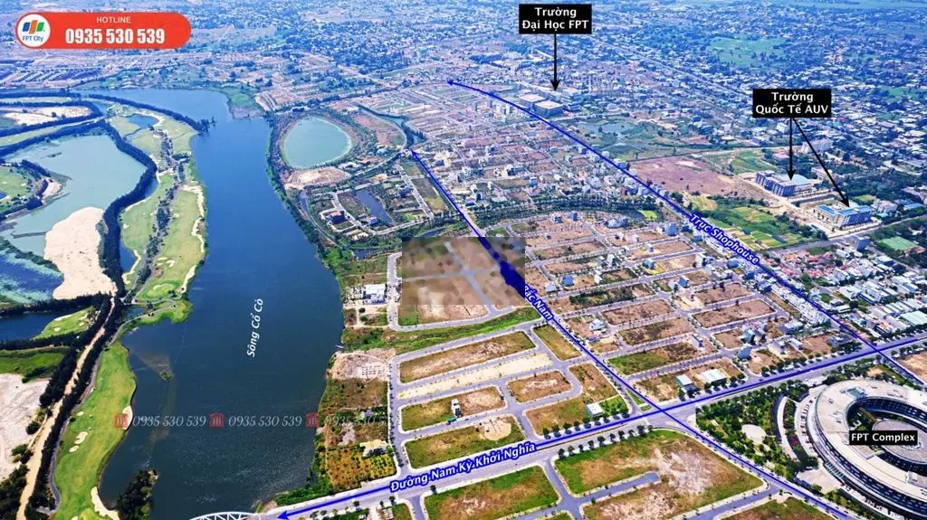 Bán đất V5 FPT City Đà Nẵng, Gần Nam Kỳ Khởi Nghĩa, Giá 2,8x tỷ