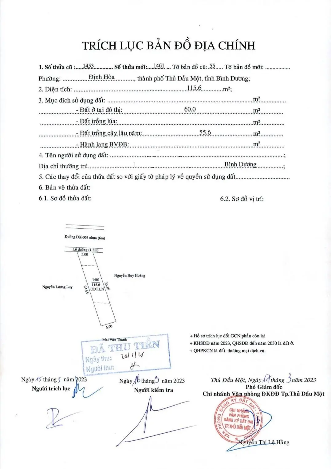 Lô đất đẹp, giá rẻ, sổ hồng có sẵn thổ cư ở Định Hoà, Thủ Dầu Một, Bình Dương