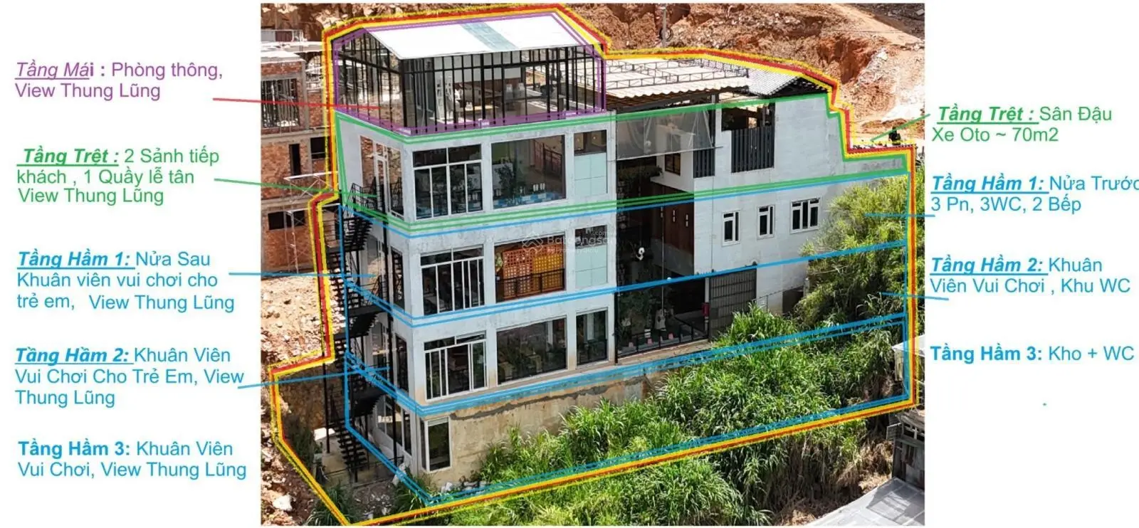 Cần bán nhà ở đã hoàn thiện đang khai thác khu vui chơi trẻ em