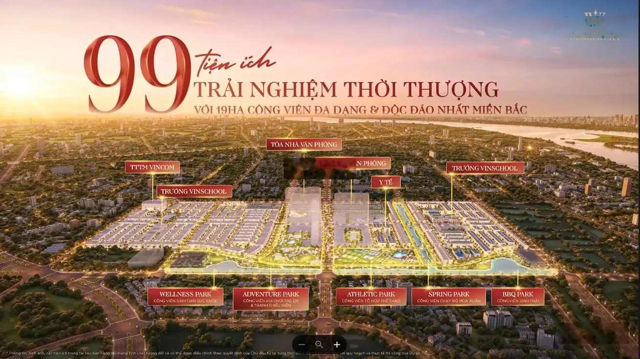 Bán BT 4PN, 3WC, 181 triệu, 88m2 tại Vinhomes Wonder City, Đan Phượng, Hà Nội