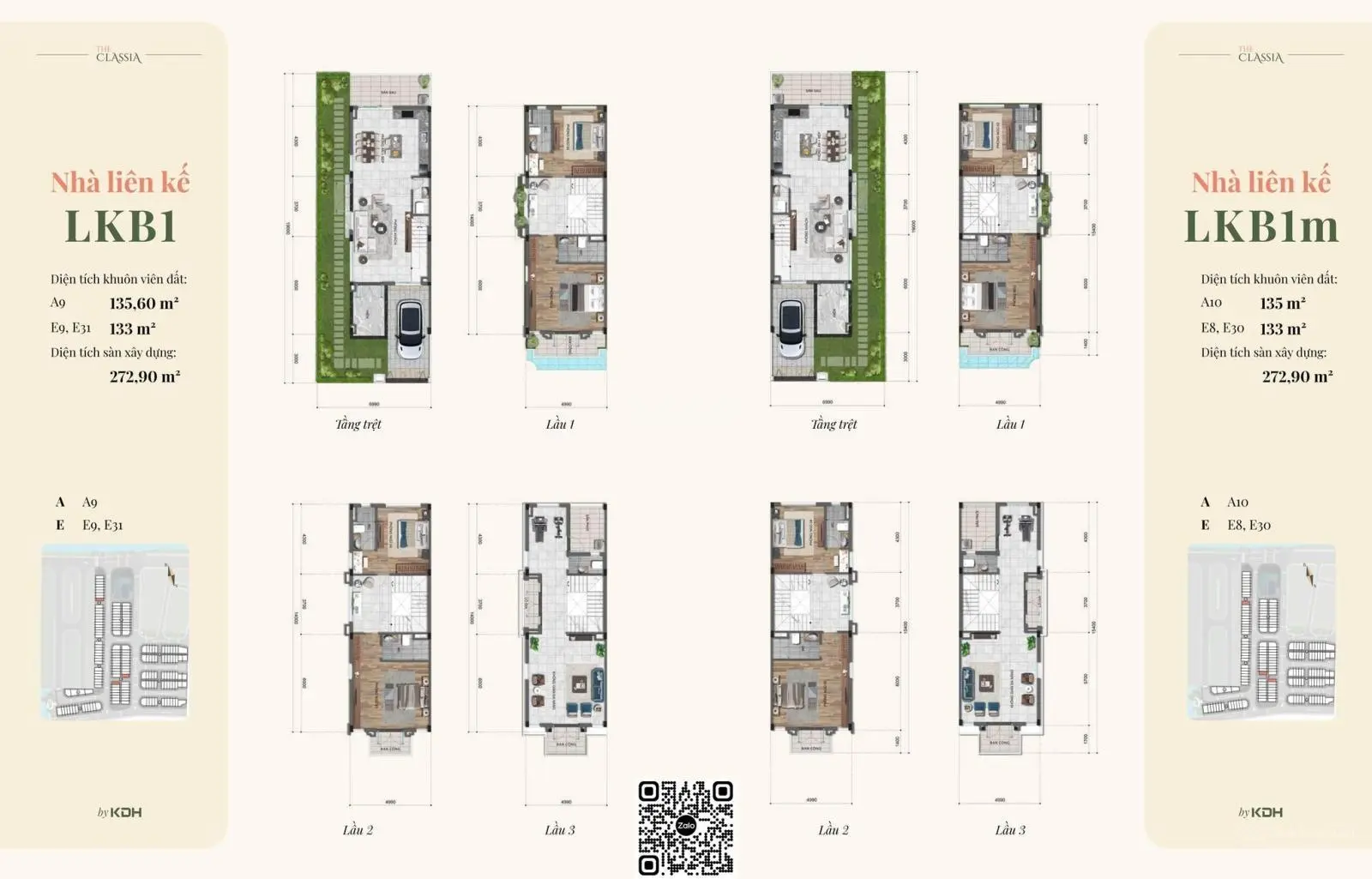 Bán nhà 3 mặt sân vườn Khang Điền - đối diện công viên - The Classia - sổ Hồng