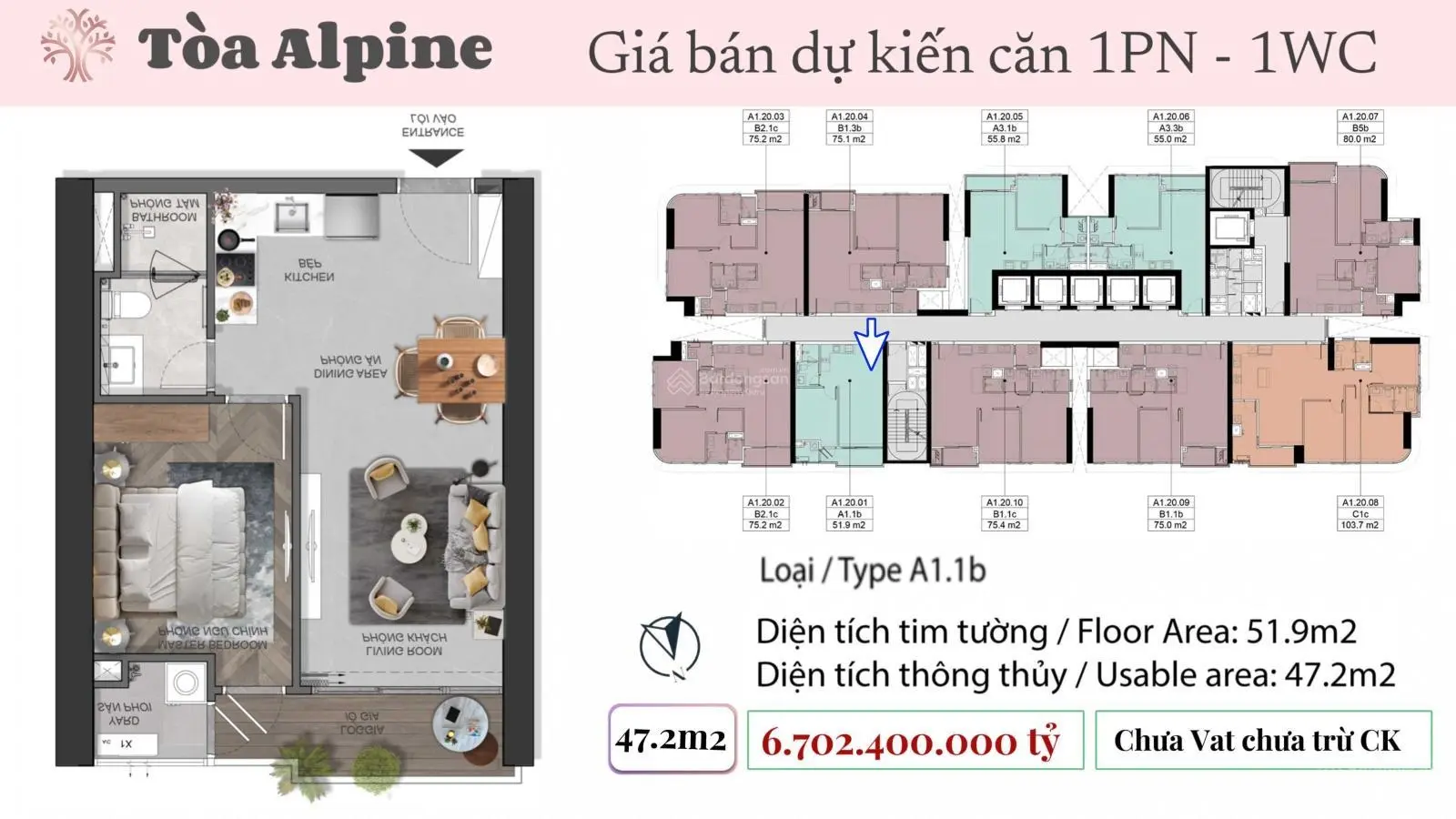 Booking sớm ưu tiên chọn căn đẹp. Lịch Thanh toán siêu giản: 5% kí HĐMB. Tổng TT 30% đến 2027