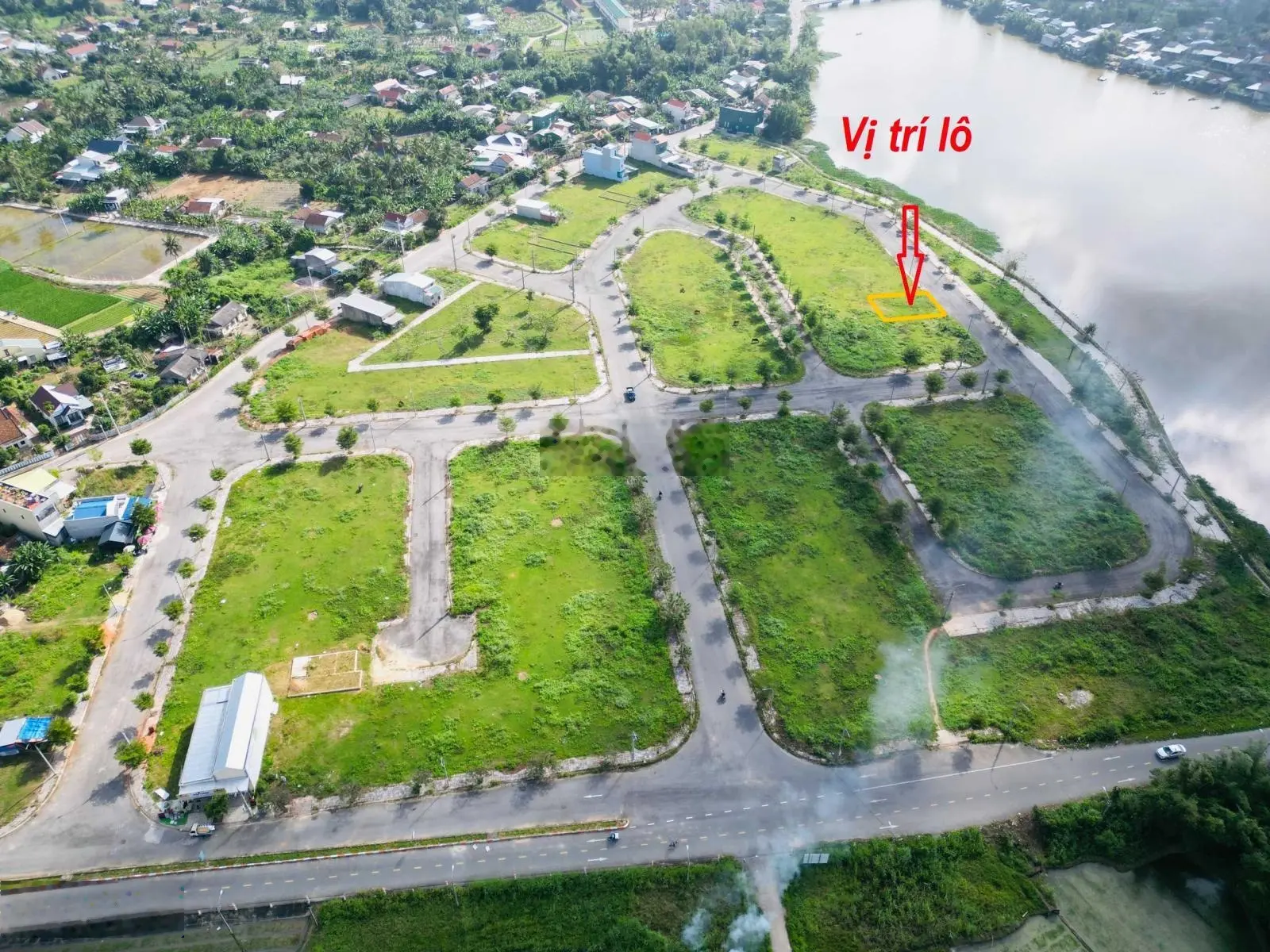 Bán biệt thự mặt tiền Sông Phước Giang KDC An Lộc Phát, 205m2(10x20.5) hướng Nam, Sổ Hồng Riêng