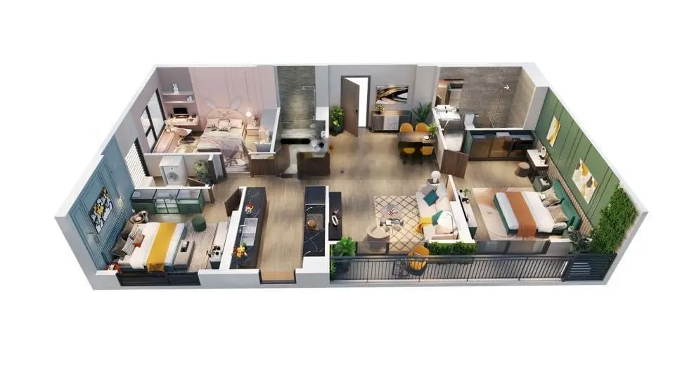 Bán căn hộ 3pn diện tích 107m2 tại The London - Vinhomes Ocean Park, ck quà tặng tới 450tr cho KH