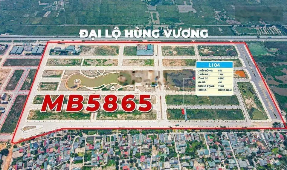 Cần bán đất giá 30 triệu/m² tại Phường Quảng Thành, Thanh Hóa