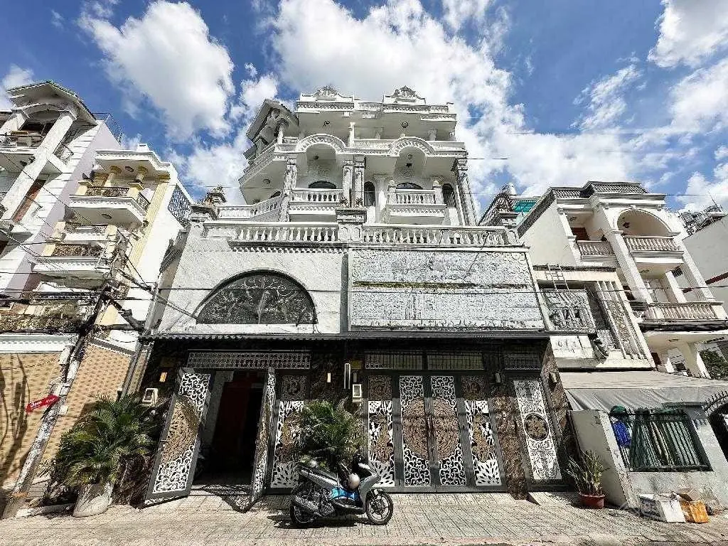 BÁN CĂN BIỆT THỰ 5 TẦNG - 100M2 - MT ĐƯỜNG TRẢI NHỰA 10M - KHU SẦM UẤT DÂN TRÍ - CHỈ NHỈNH 14 TỶ