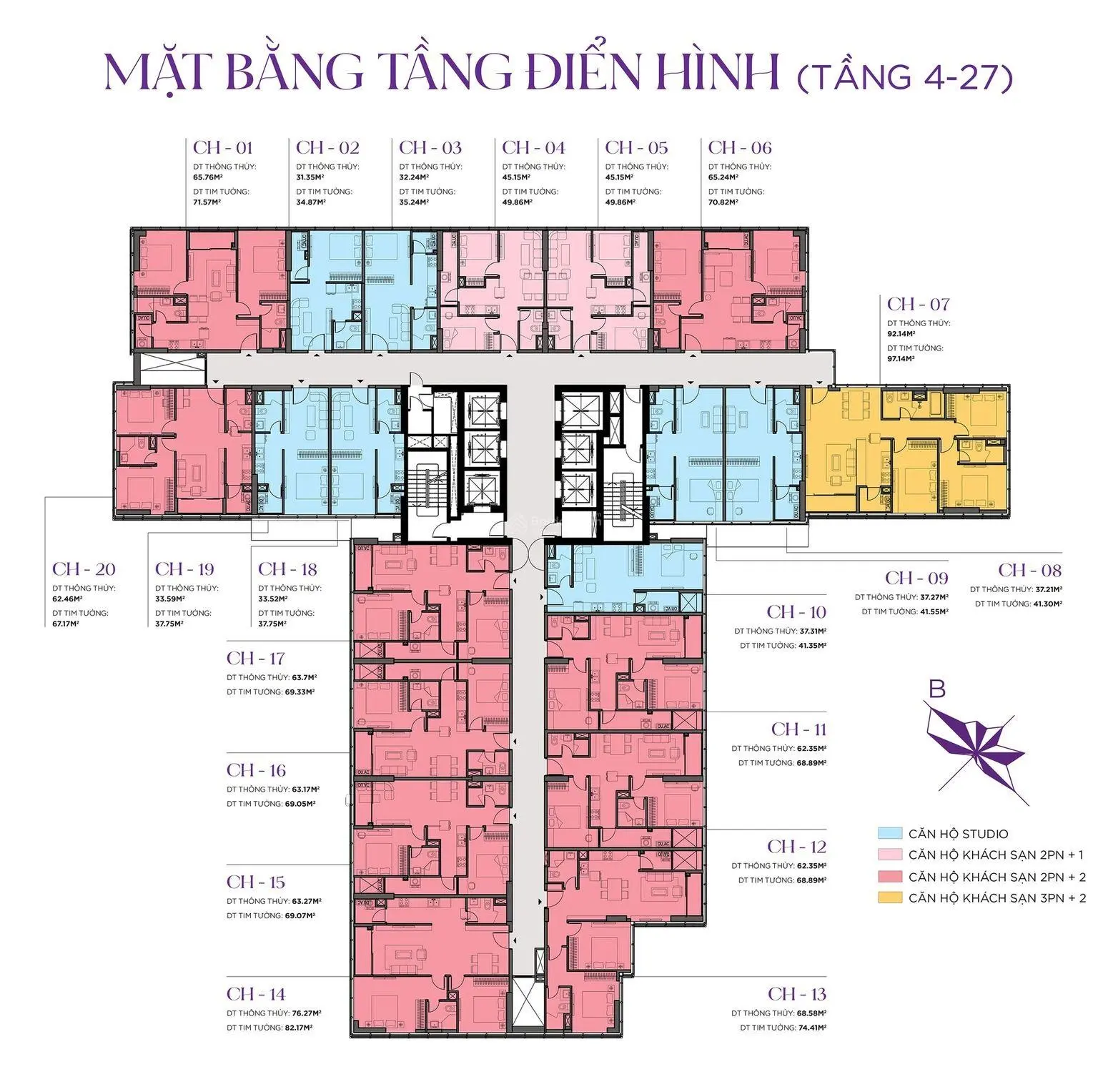 Em Còn Duy Nhất 1 Ngoại Giao Suất Studio Giá tròn 3 tỷ Tầng PHÁT LỘC (The Ninety Complex - 90 Láng)
