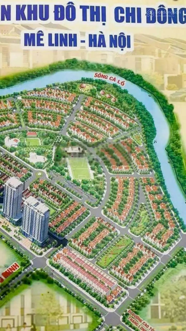 Bán đất KĐT Chi Đông, Mê Linh, 165 m2, Mt 6, đg 11,5, vị trí đẹp có nhiều nhà đang ở, sđ, 23,9 tr/m