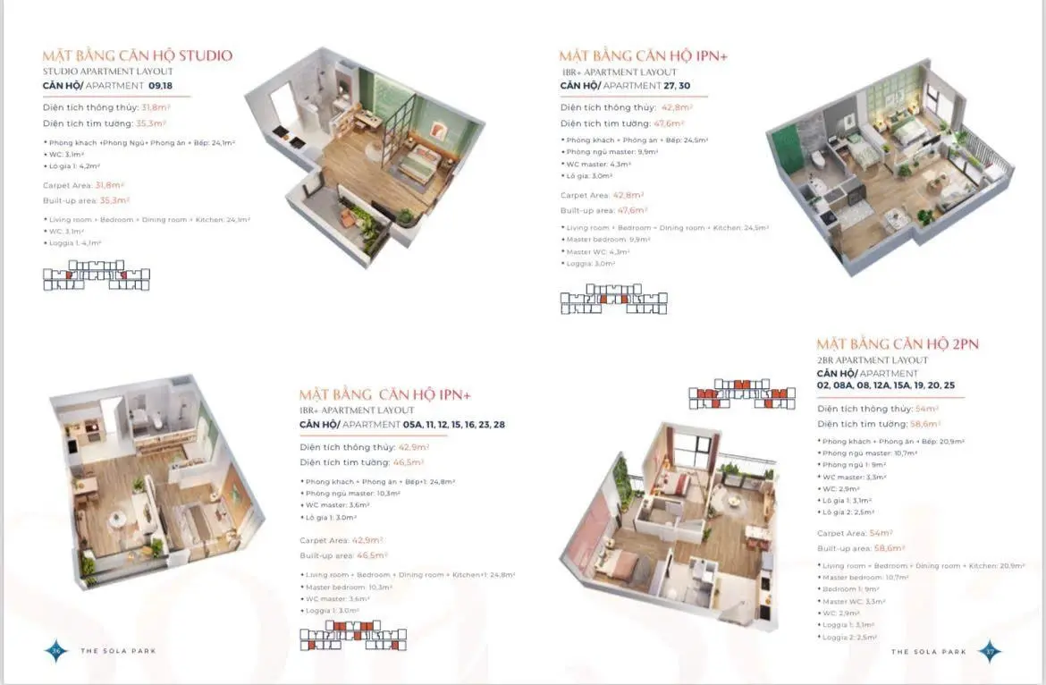 Giá chỉ từ 62,8tr/m2 cho G5 & G6 The Sola Park, toà mới nào có giá rẻ hơn?