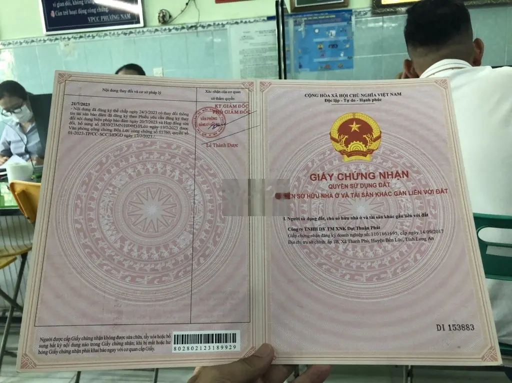 Bán gấp 2 lô đất, khu dân cư văn minh hiện đại tại Bến Lức- Long An