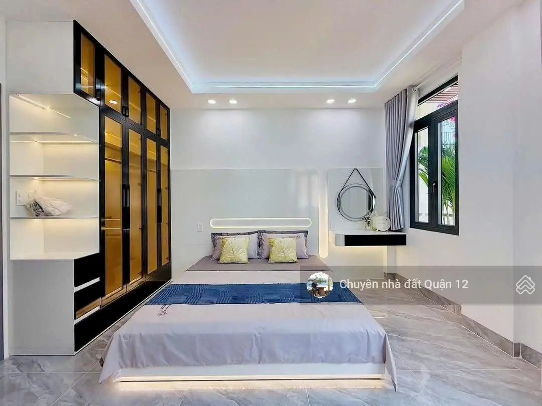 Siêu phẩm 4 tầng góc 2MT hẻm 12m Full nội thất Đường Hiệp Thành 07. Quận 12