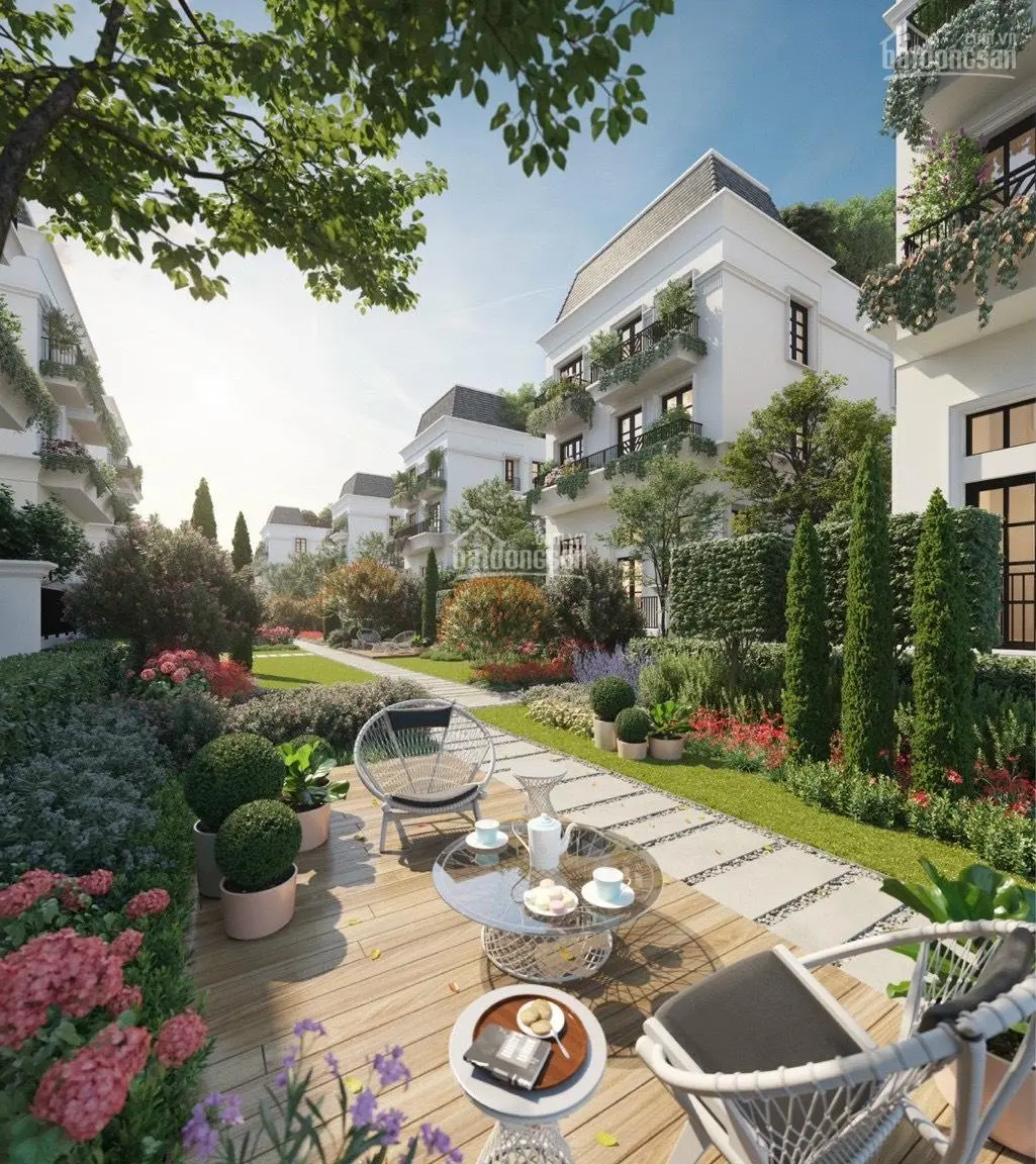 Biệt thự đơn lập Le Jardin ParkCity mẫu C 216m2 cực đẹp