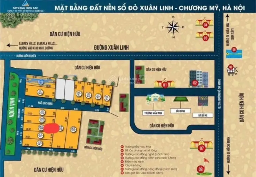 Nhỉnh 1tỷ 140m2 lô góc cực đẹp Xuân Linh Thuỷ Xuân Tiên Chương Mỹ Hà Nội cực tiềm năng