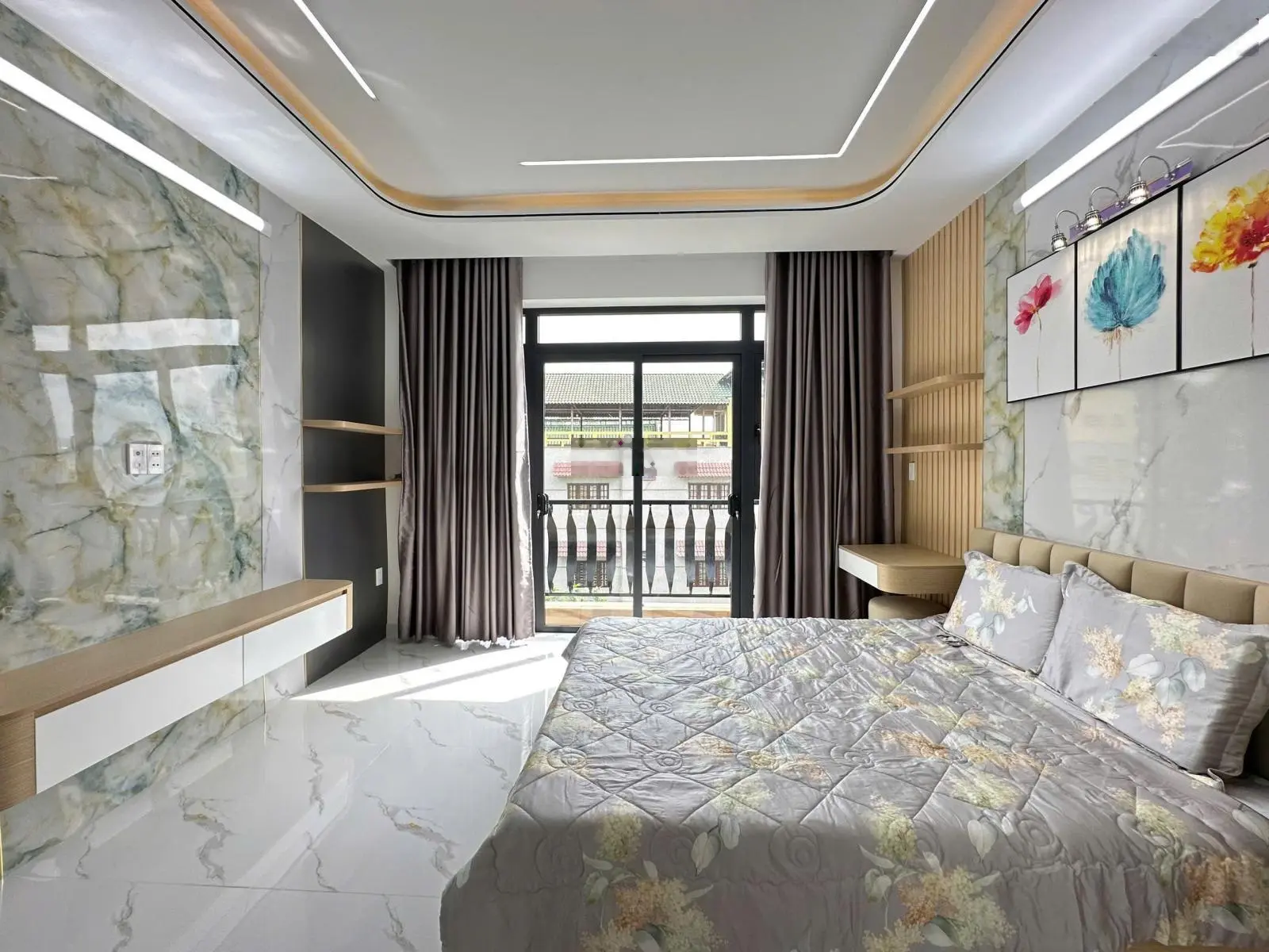 Bán nhà 5 tầng xây kiên cố Bình Tân đường Lê Văn Quới 7tỷ45, nội thất siêu đẹp, mặt tiền lớn kd tốt