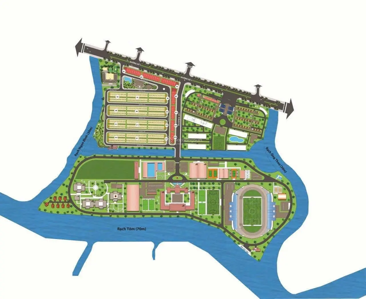 Bán đất dự án khu dân cư Nhơn Đức Vạn Phát Hưng Nhà Bè