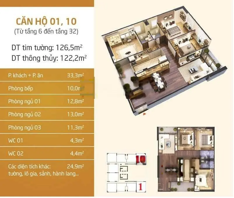 Bán căn góc 3PN Phú Mỹ Complex - Taseco N01T4 Ngoại Giao Đoàn. BC Nam. Giá tốt. LH 0815 489 ***