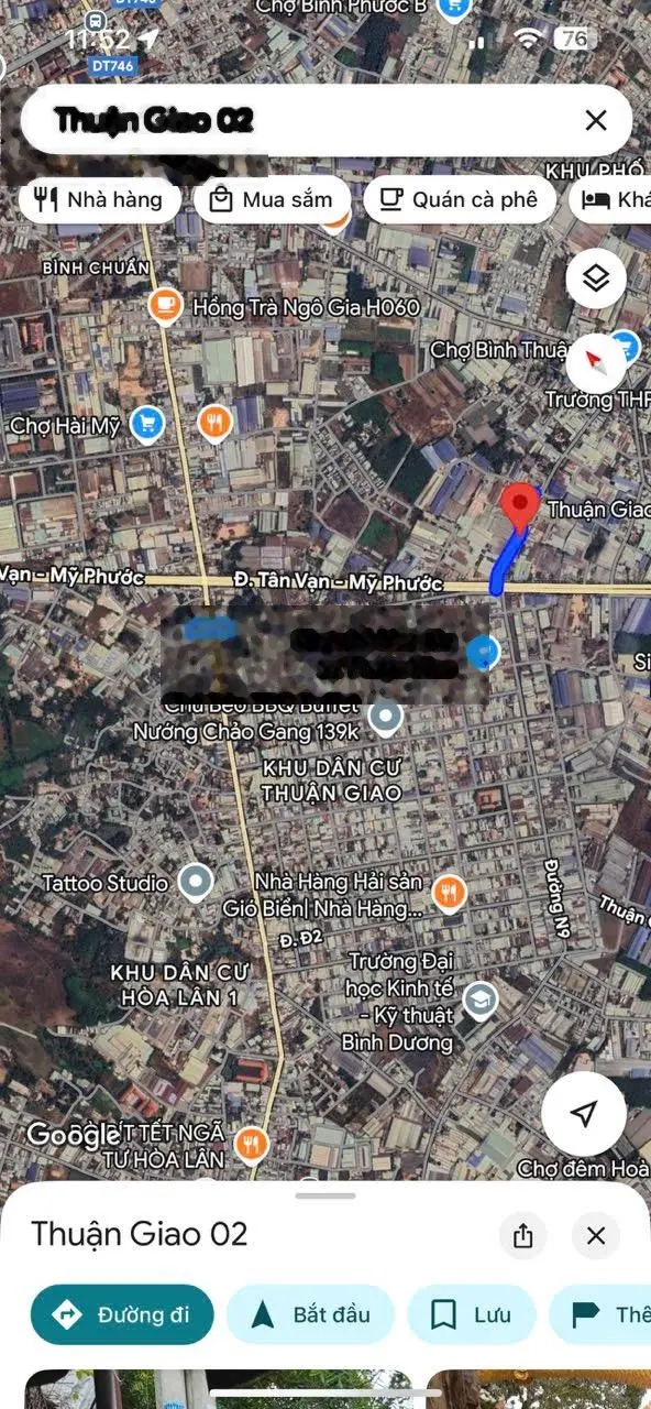 Nhà 1 trệt 2 lầu kinh doanh Thuận Giao 02 - TP. Thuận An. BD vị trí đẹp gần trường chợ