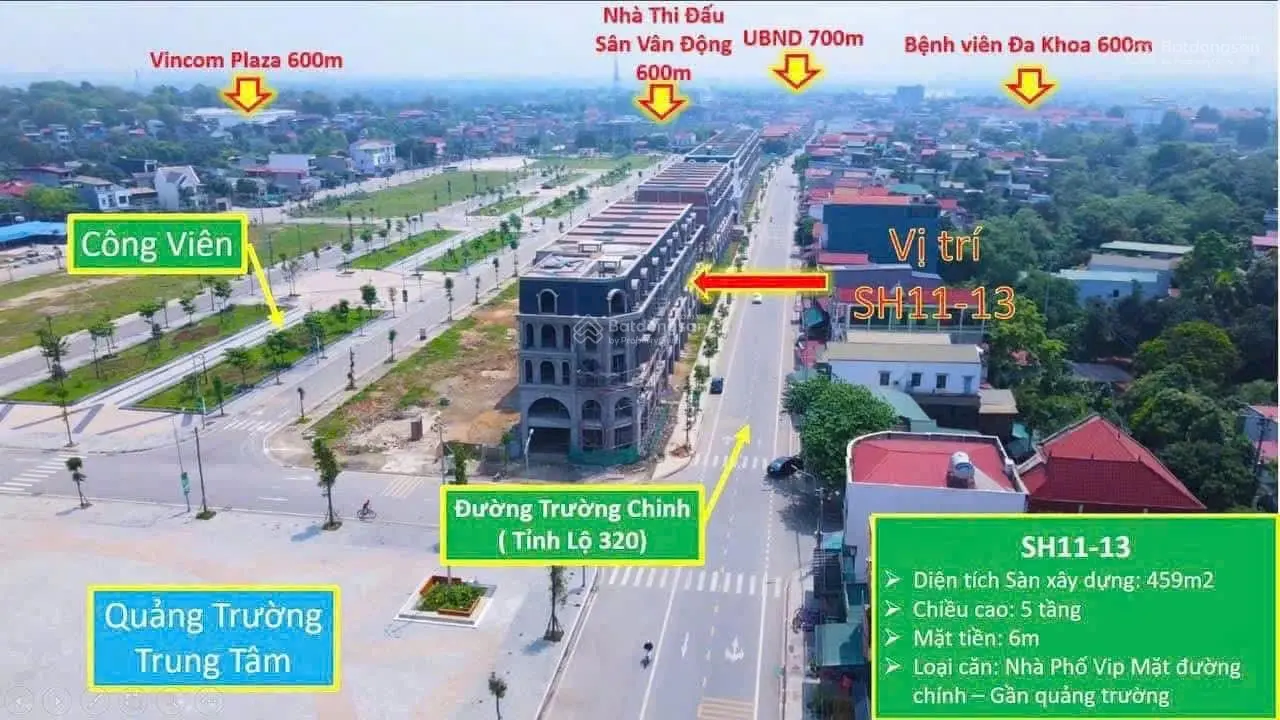 Hàng hiếm tại Âu Cơ Park City, 5,545 tỷ, 118.8m2, DN đẹp như mơ