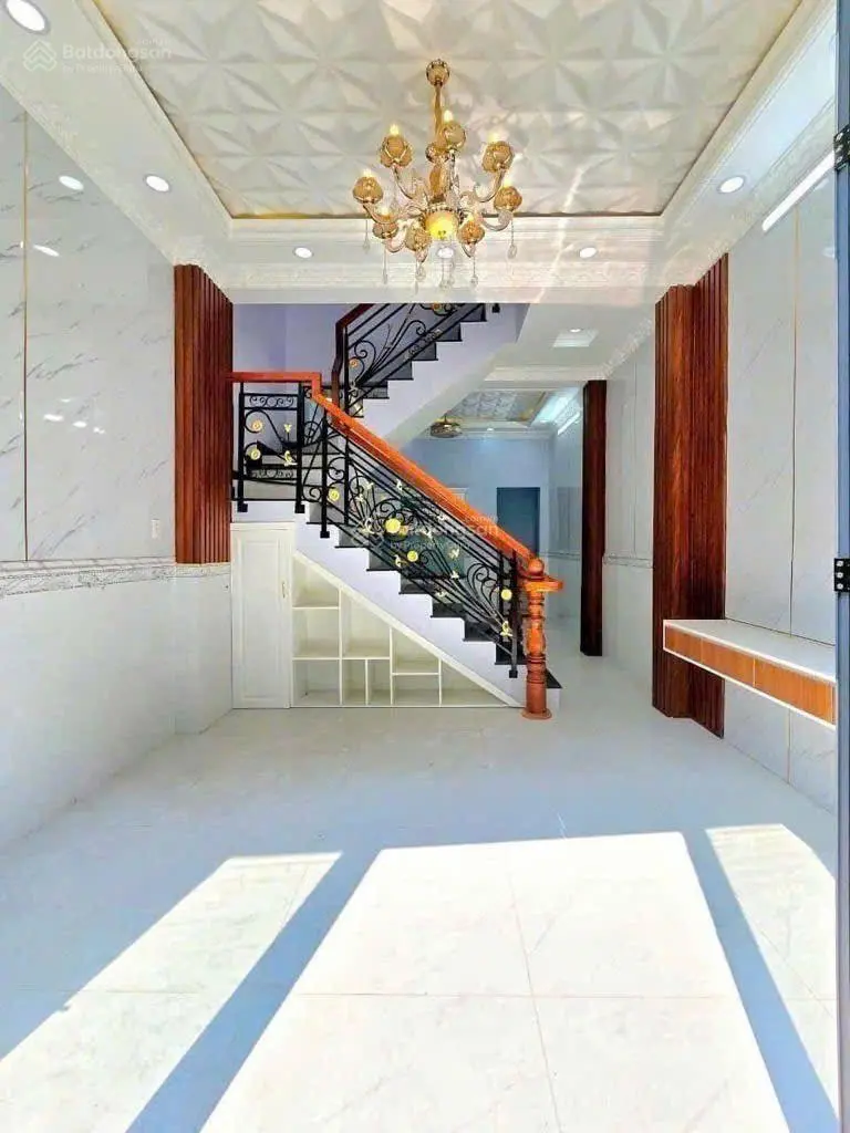 Nhà xây mới 50m2 hẻm xe hơi SHR chỉ 3.45 tỷ đường Huỳnh Tấn Phát TT Nhà Bè
