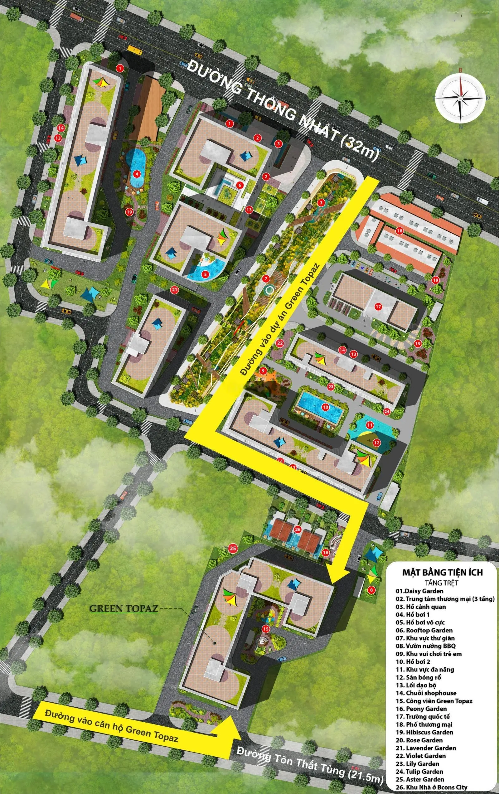 Căn hộ khu Bcons City Làng Đại Học chỉ 1,919 tỷ, tháng 12/2024 nhận nhà, thanh toán trước 590 triệu