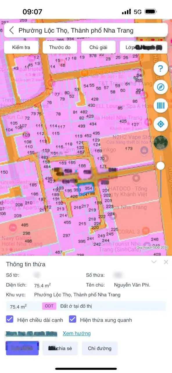 Bán đất 3 mặt tiền trung tâm thành phố biển Nha trang