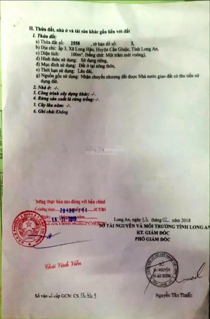 Bán Gấp căn nhà cấp bốn khu dân cư Long Hậu 3 Giảm ngay 150tr . giá mới 2ty350triệu sổ hồng
