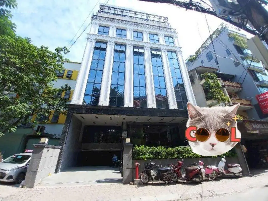 Bán tòa nhà Phố Dương Khuê - Cầu Giấy 117m2. Mặt tiền 9,6m 10 tầng