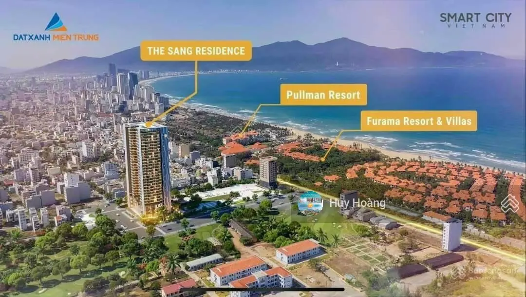 Chuyển công tác nên nhượng lại 1 căn 2PN - DT 77,5m2 view biển Mỹ Khê - full nội thất - chỉ 3,x tỷ