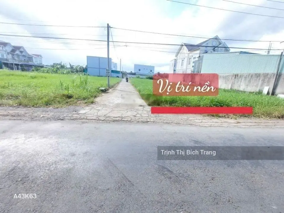 Bán nền hiếm mặt tiền Lộ liên xã Phú Nhuận - Nhơn Thạnh -Tp Bến Tre 169m2/420tr. Lh: 0919 606 ***
